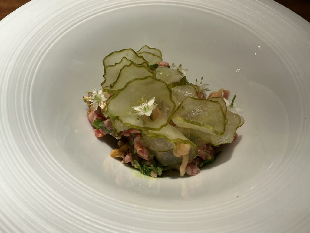 ユマニテのウチモモのタルタル