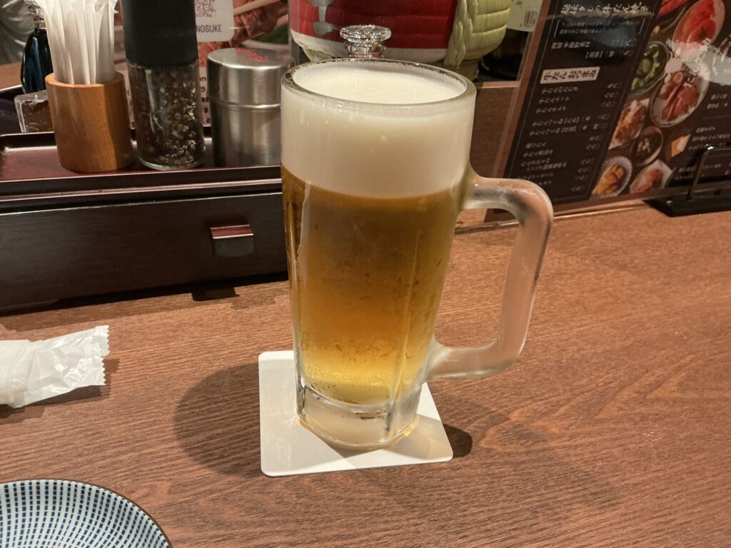 たん乃助酒場のビール