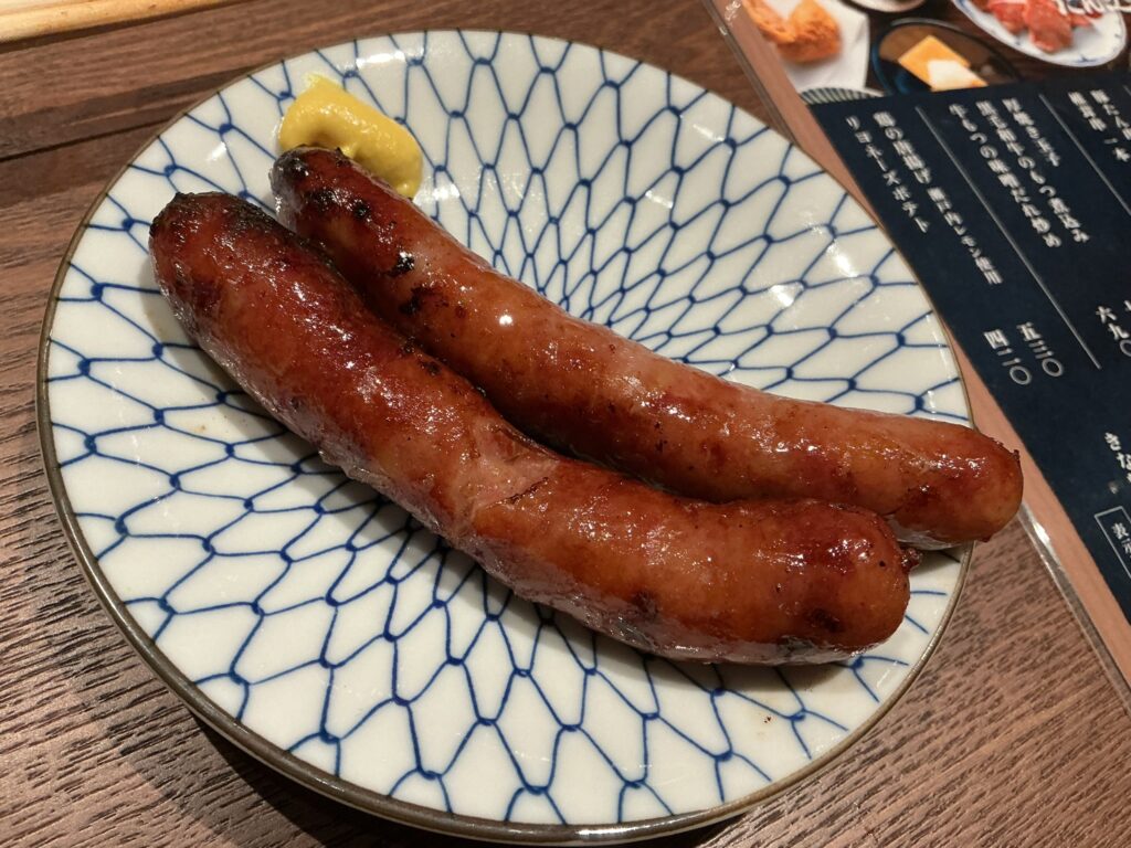 たん乃助酒場の牛たんソーセージ