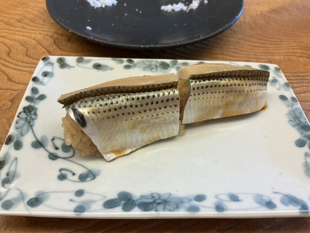 鮨おばなのコハダ