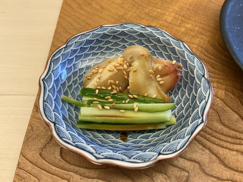 鮨おばなのホッキガイ