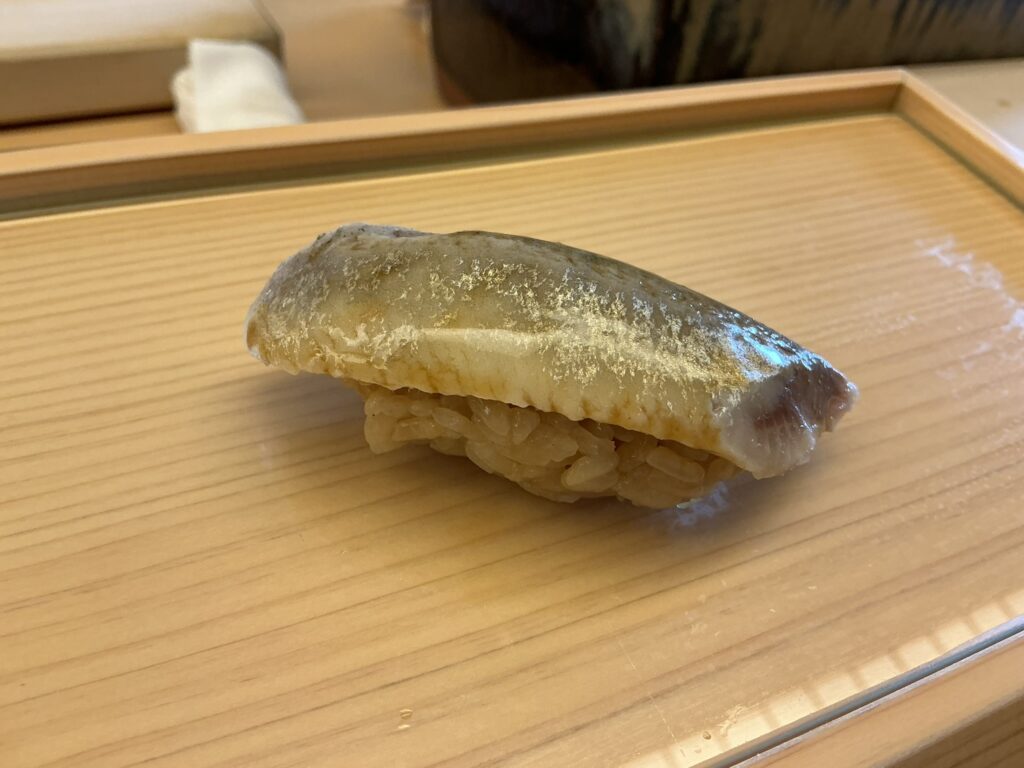 鮨おばなのイワシ