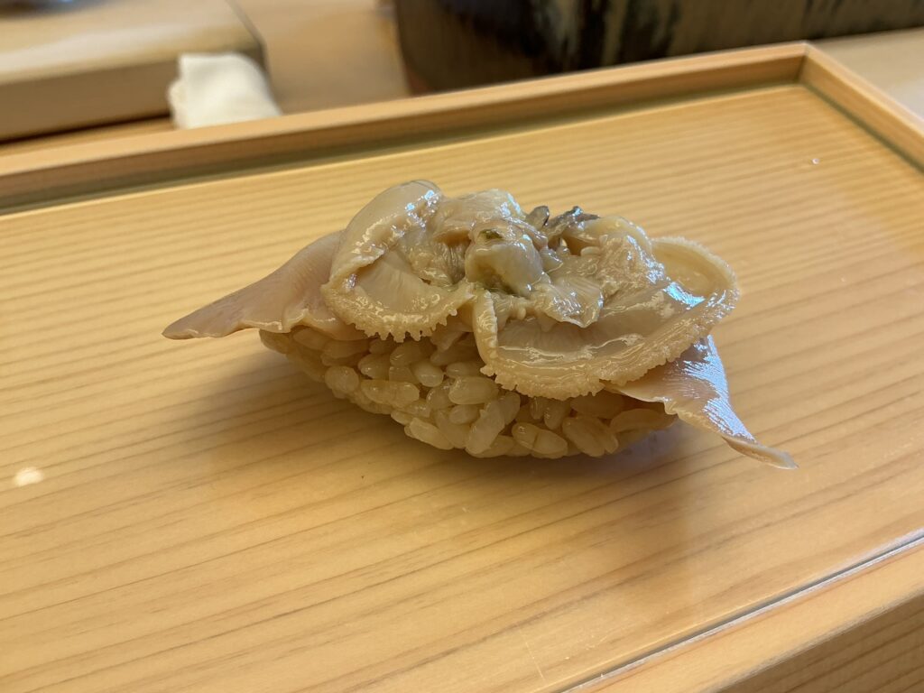 鮨おばなのハマグリ