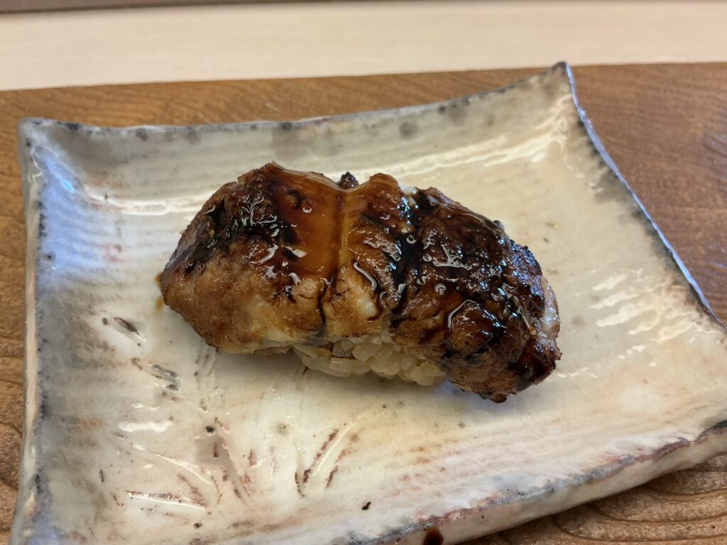 鮨おばなのアナゴ