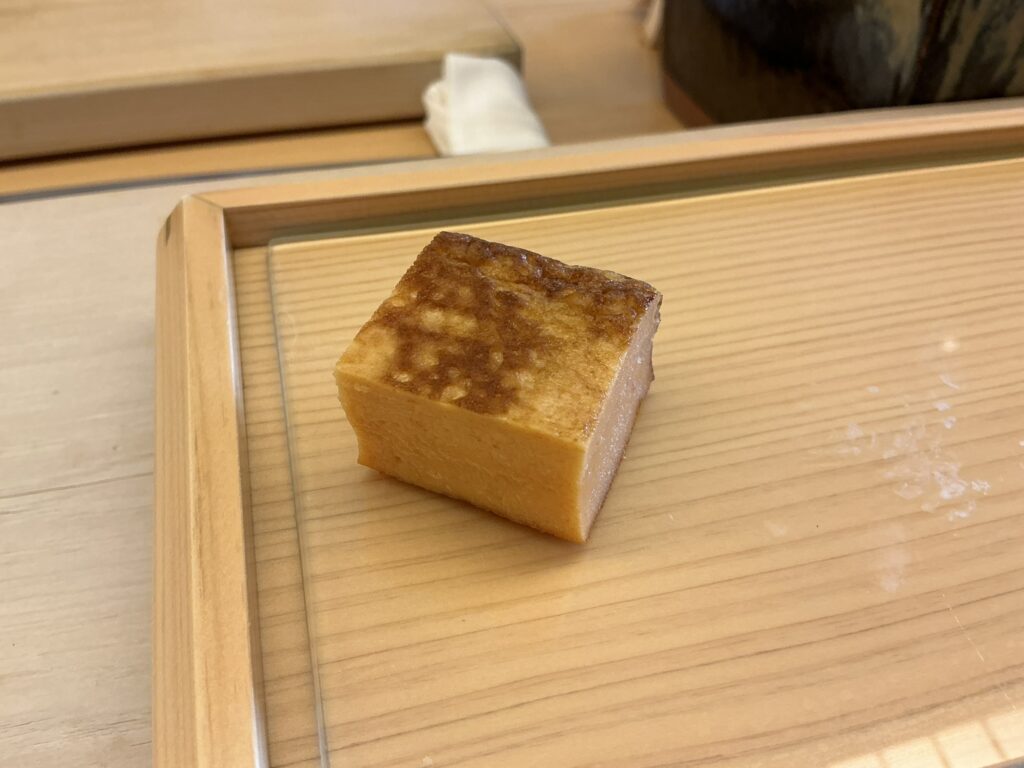 鮨おばなの玉子