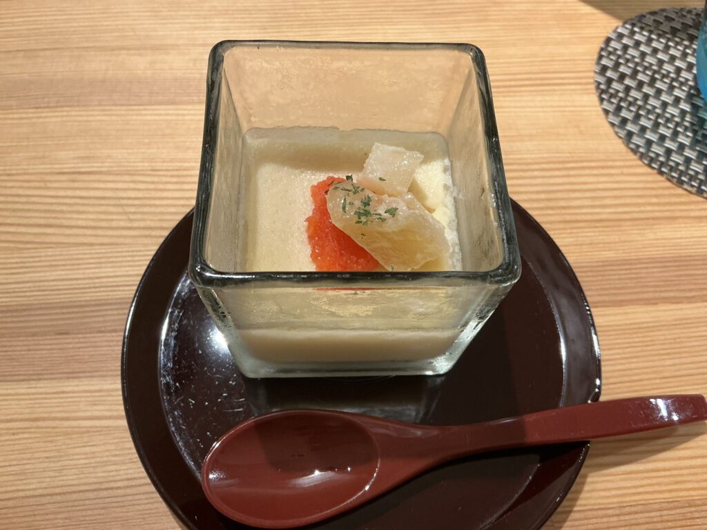 寿司こまちのジャガイモの冷トロ蒸し