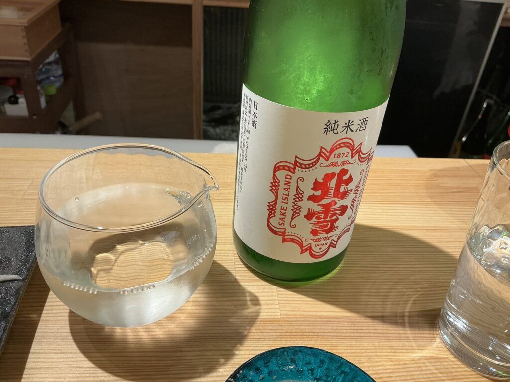 寿司こまちの日本酒
