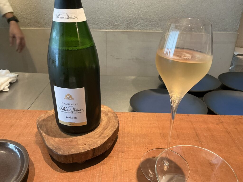 白土のシャンパン