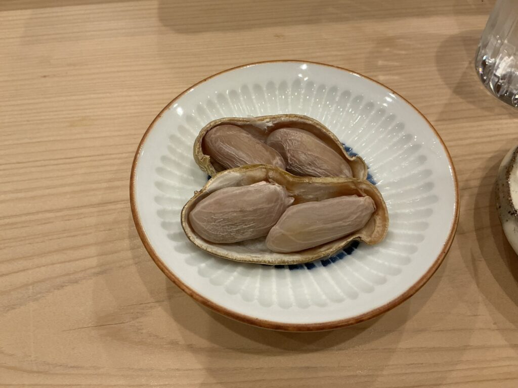 鮨桂太の落花生