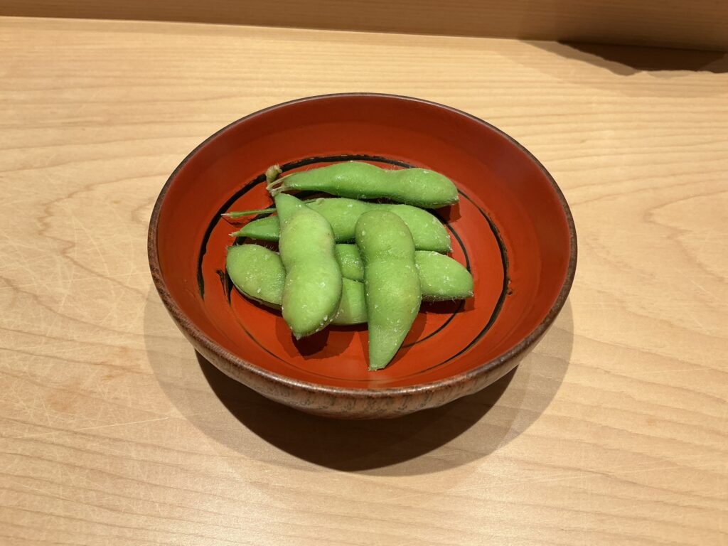 浅草壽司清の枝豆