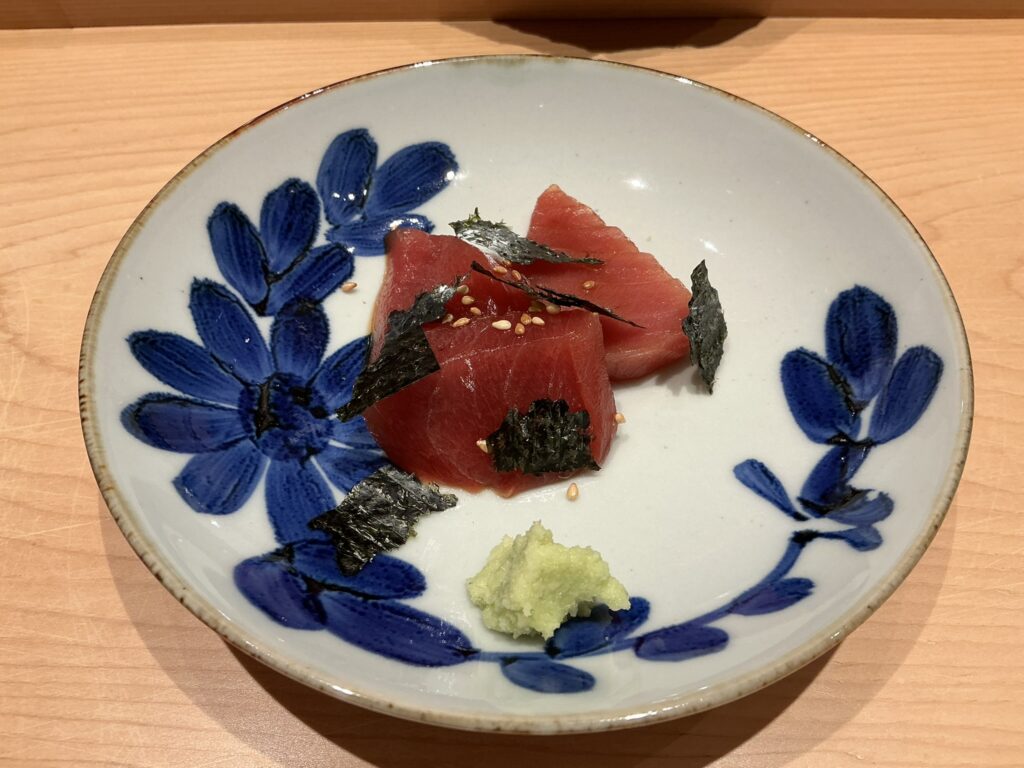 浅草壽司清のキハダマグロ