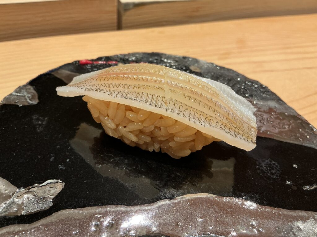 浅草壽司清のキス