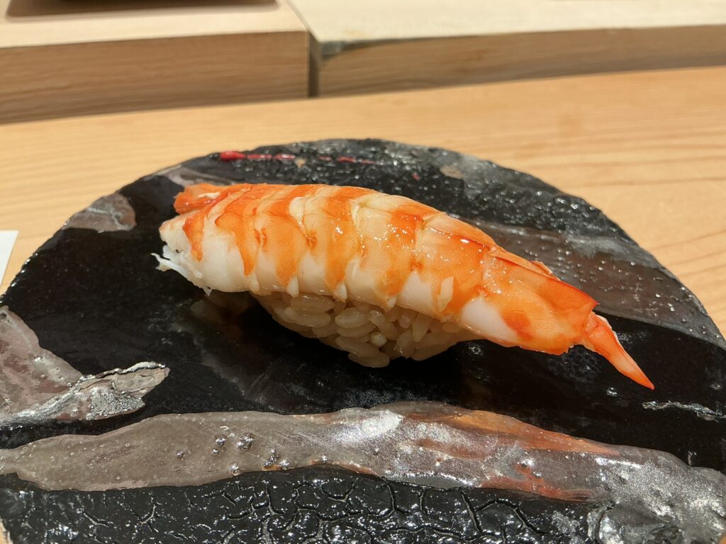 浅草壽司清のクルマエビ