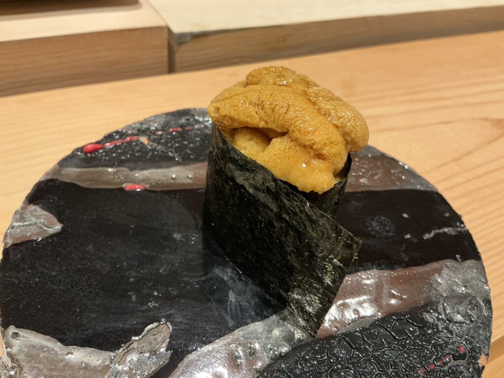 浅草壽司清のウニ