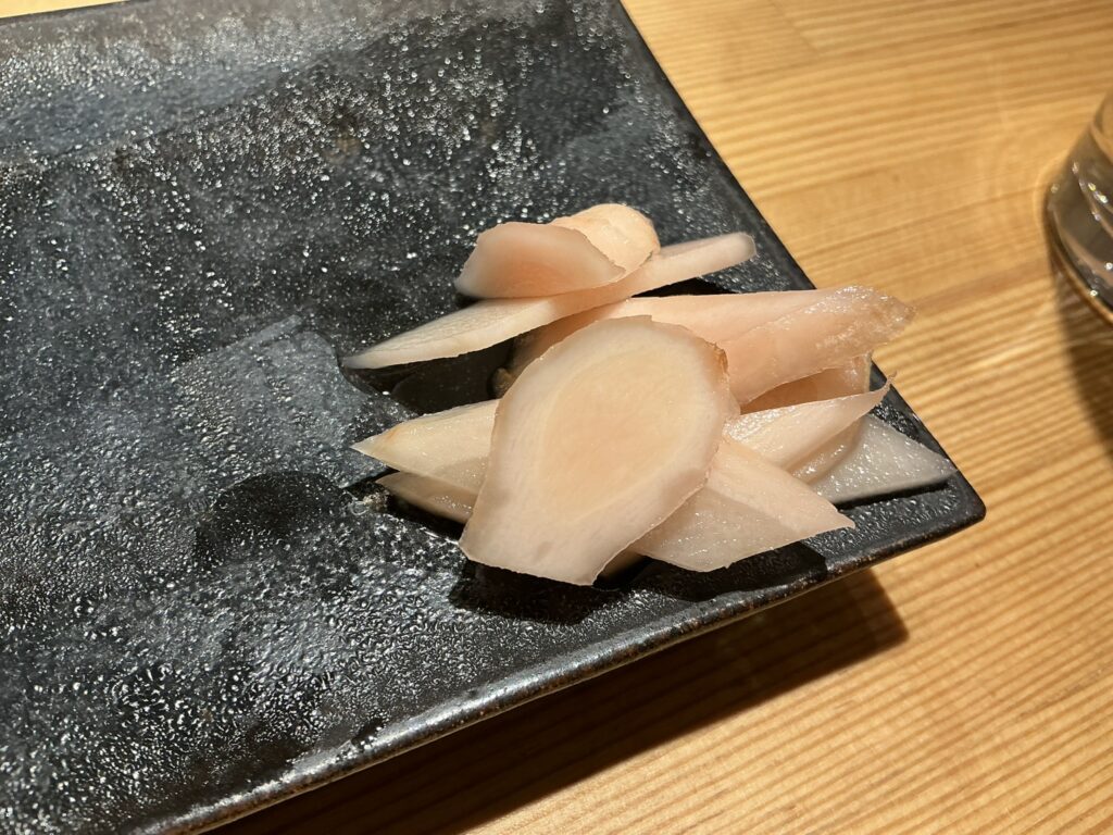 寿司こまちのガリ