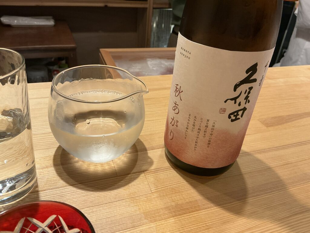 寿司こまちの日本酒