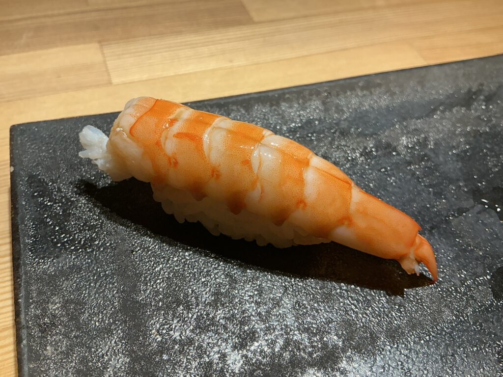 寿司こまちのクルマエビ
