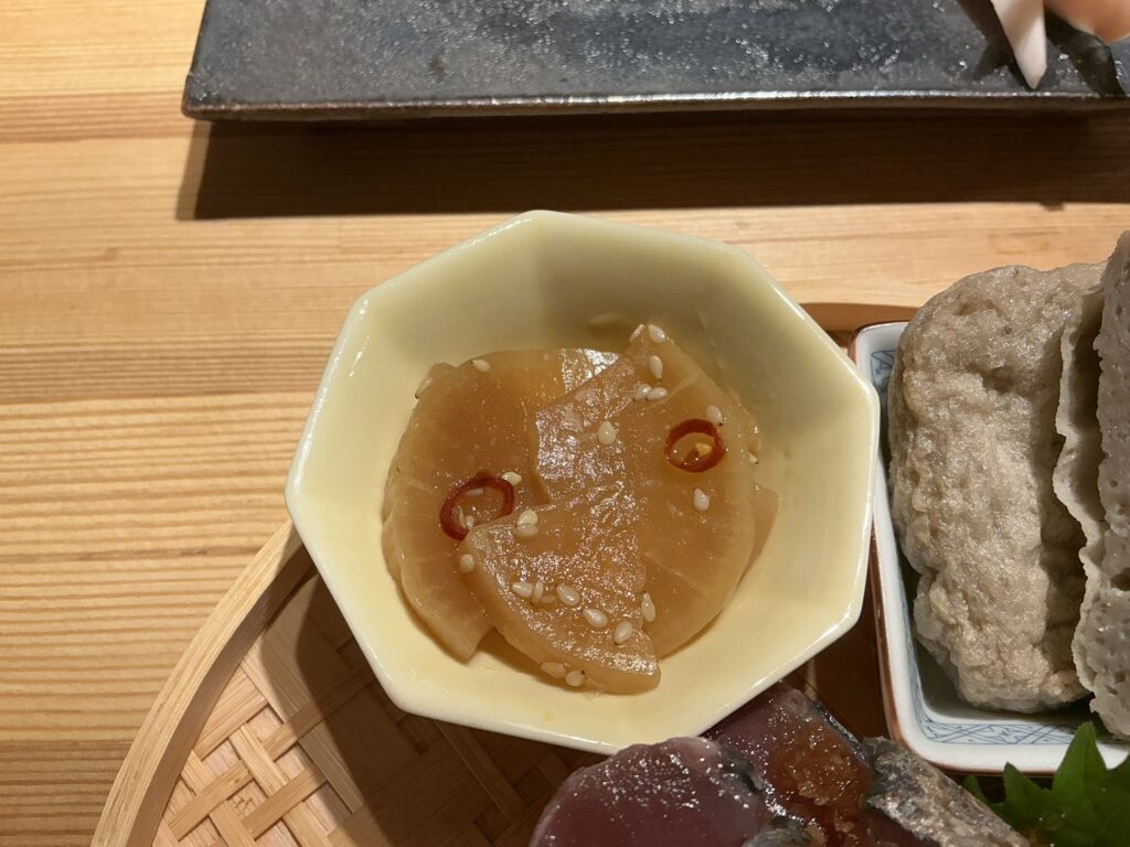 寿司こまちのたくあん