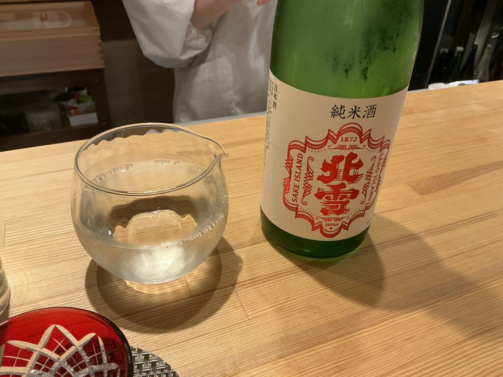 寿司こまちの日本酒