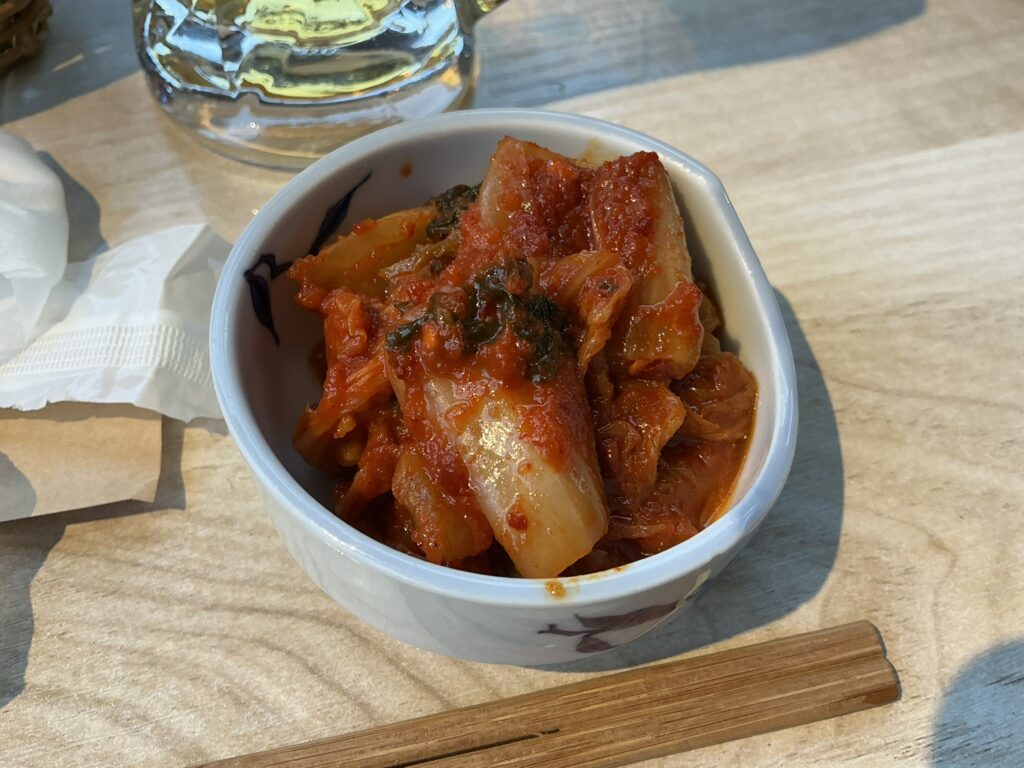 極み焼肉ホルモン清司のキムチ