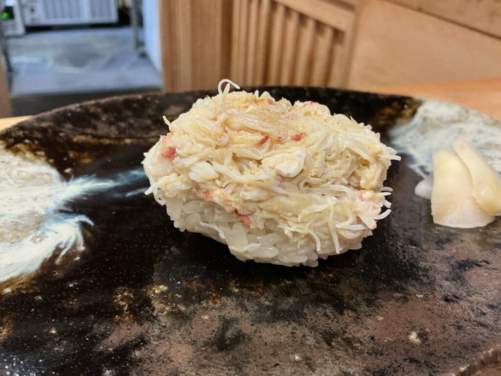 鮨美幸のケガニ