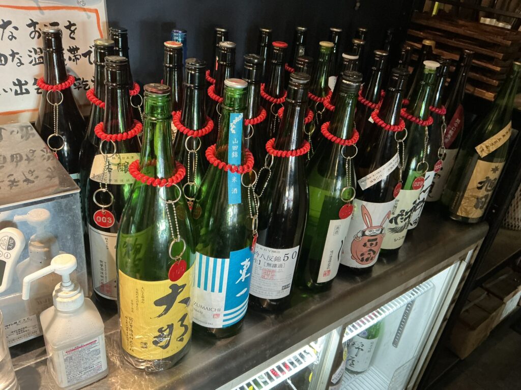炭火晩酌屋煙の日本酒