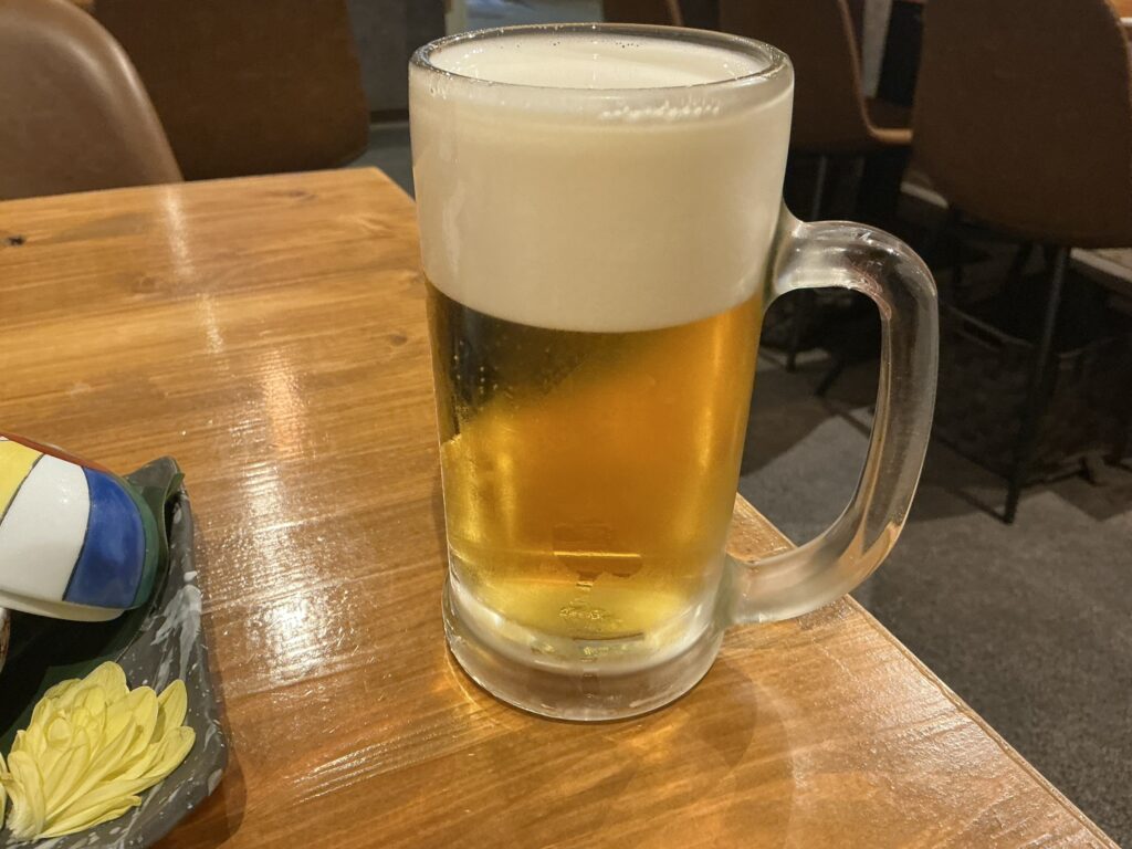 さかながはねてのビール