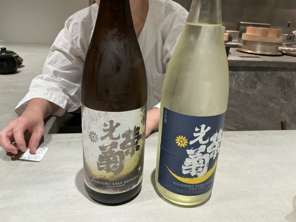 東京とんかつがぶうの日本酒