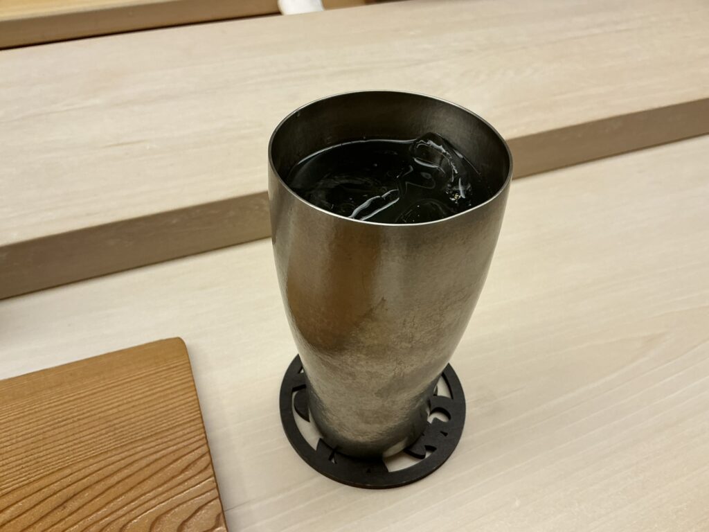 鮨おばなの麦焼酎