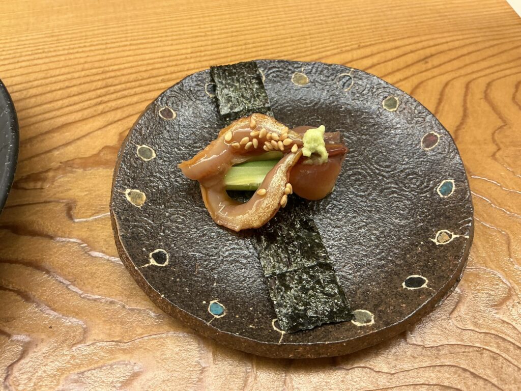 鮨おばなのアカガイ