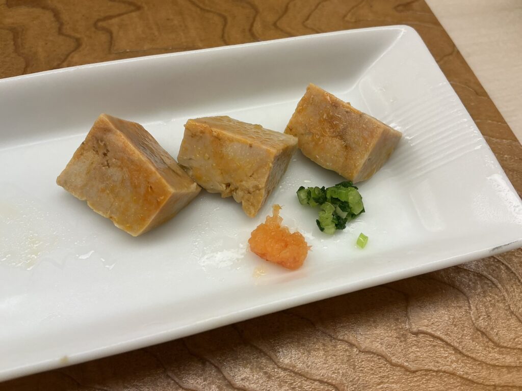 鮨おばなのアンキモ