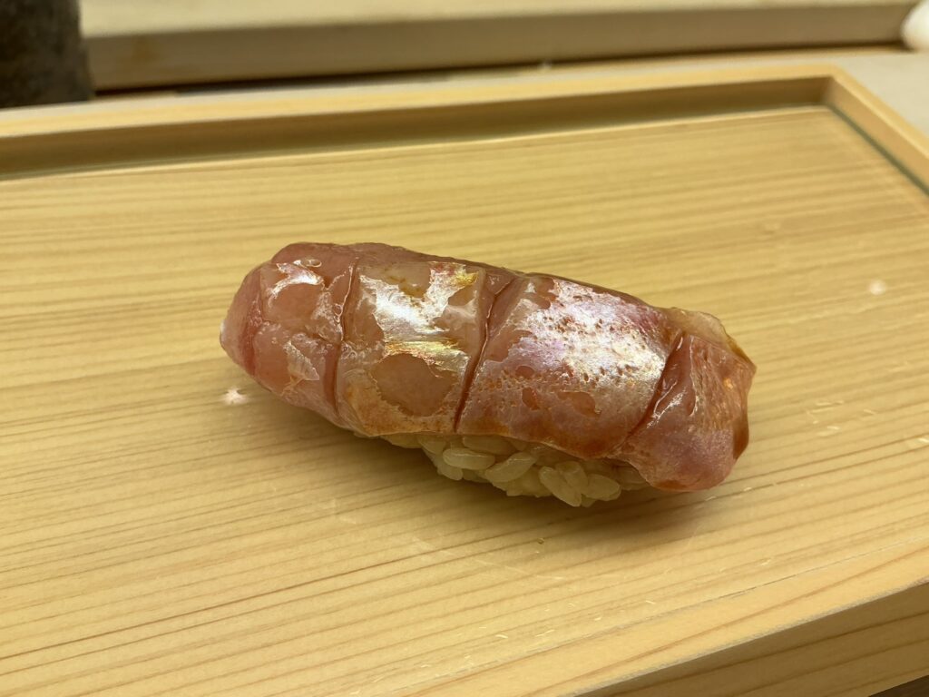 鮨おばなのキンメダイ