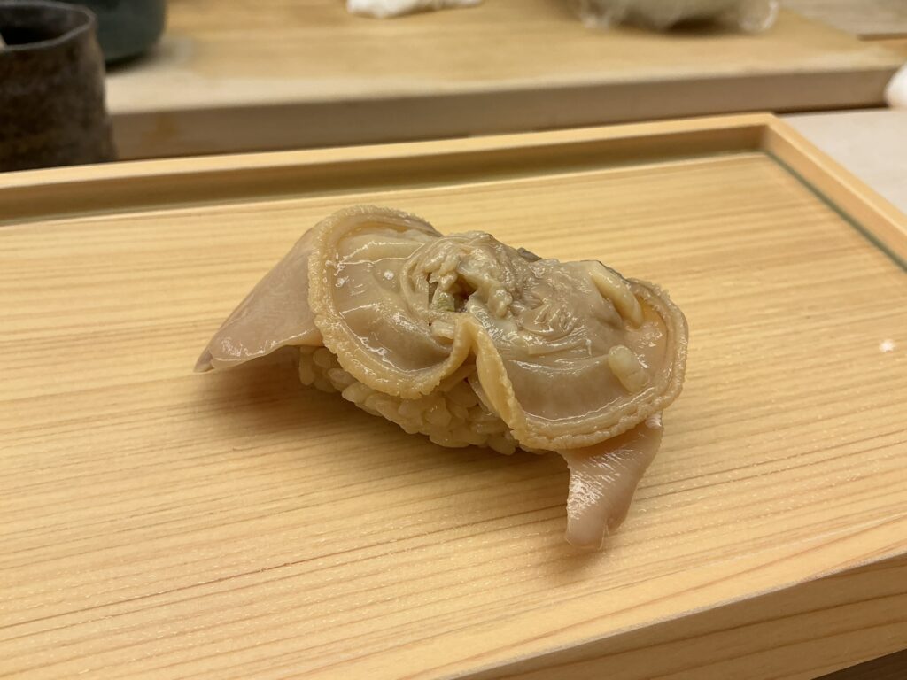 鮨おばなのハマグリ