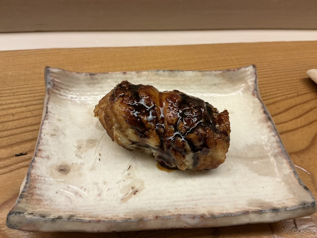 鮨おばなのアナゴ