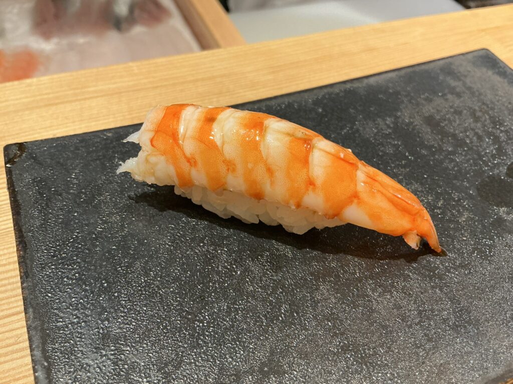 寿司こまちのクルマエビ