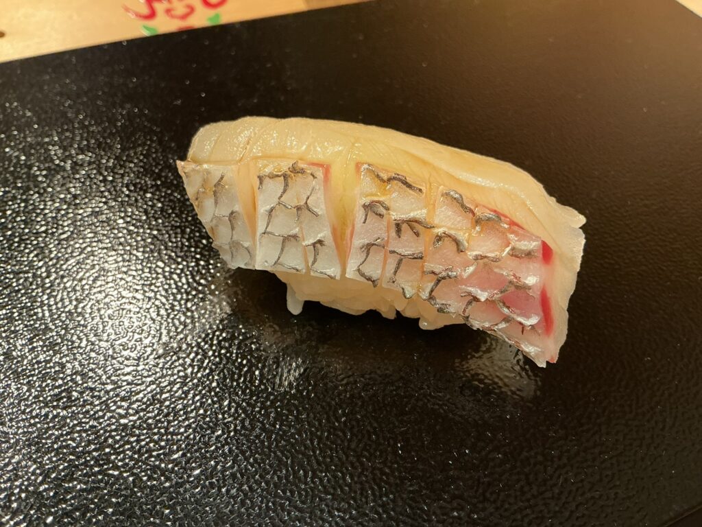 すし良月のマダイ