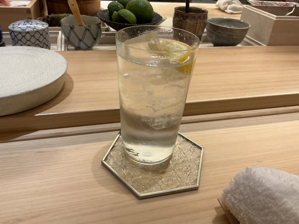 鮨侑じの麦焼酎