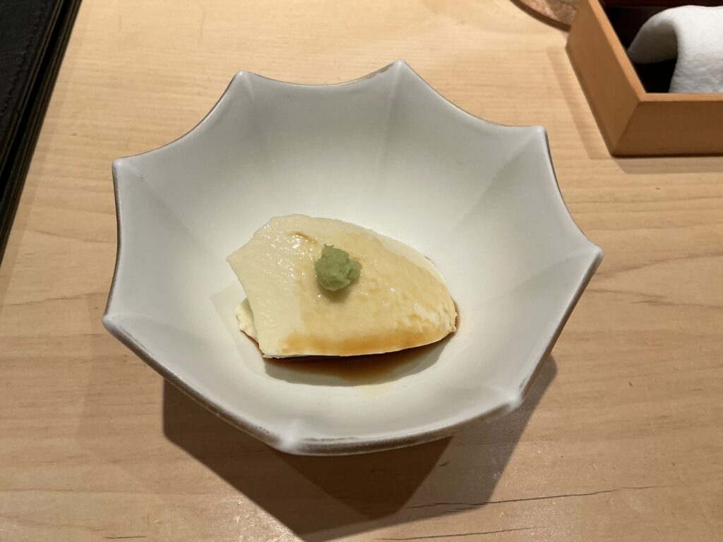 鮨結う紬の峯岡豆腐