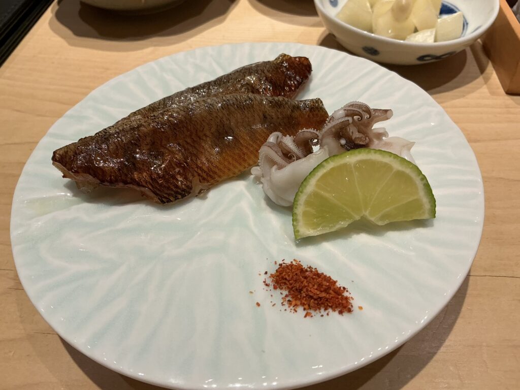 鮨結う紬のメヒカリ