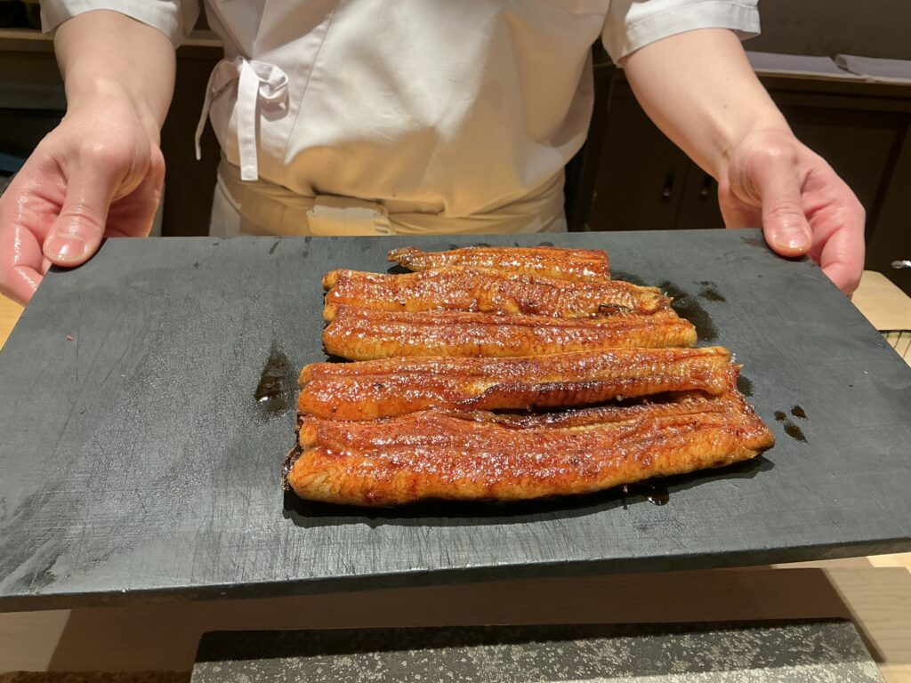 鮨結う紬のウナギ