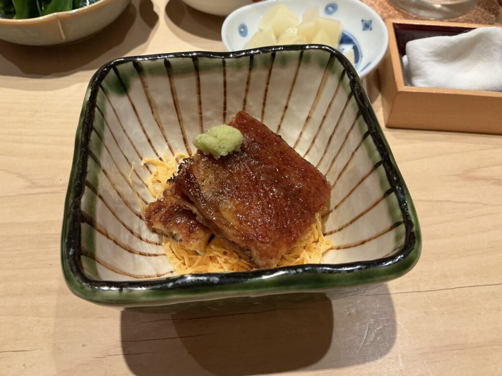 鮨結う紬のウナギ