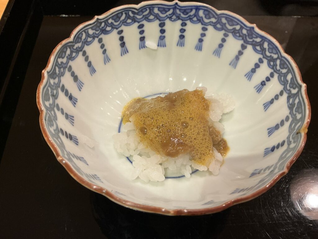 日本料理四四A2のケガニ