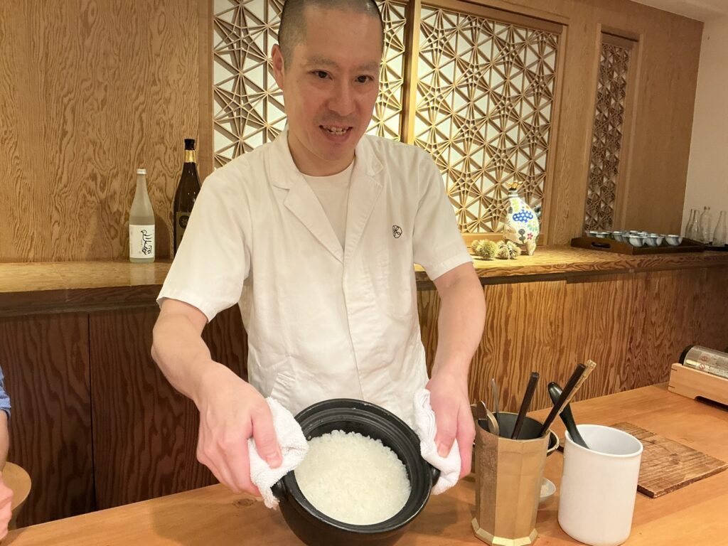 日本料理四四A2のよしあつ米