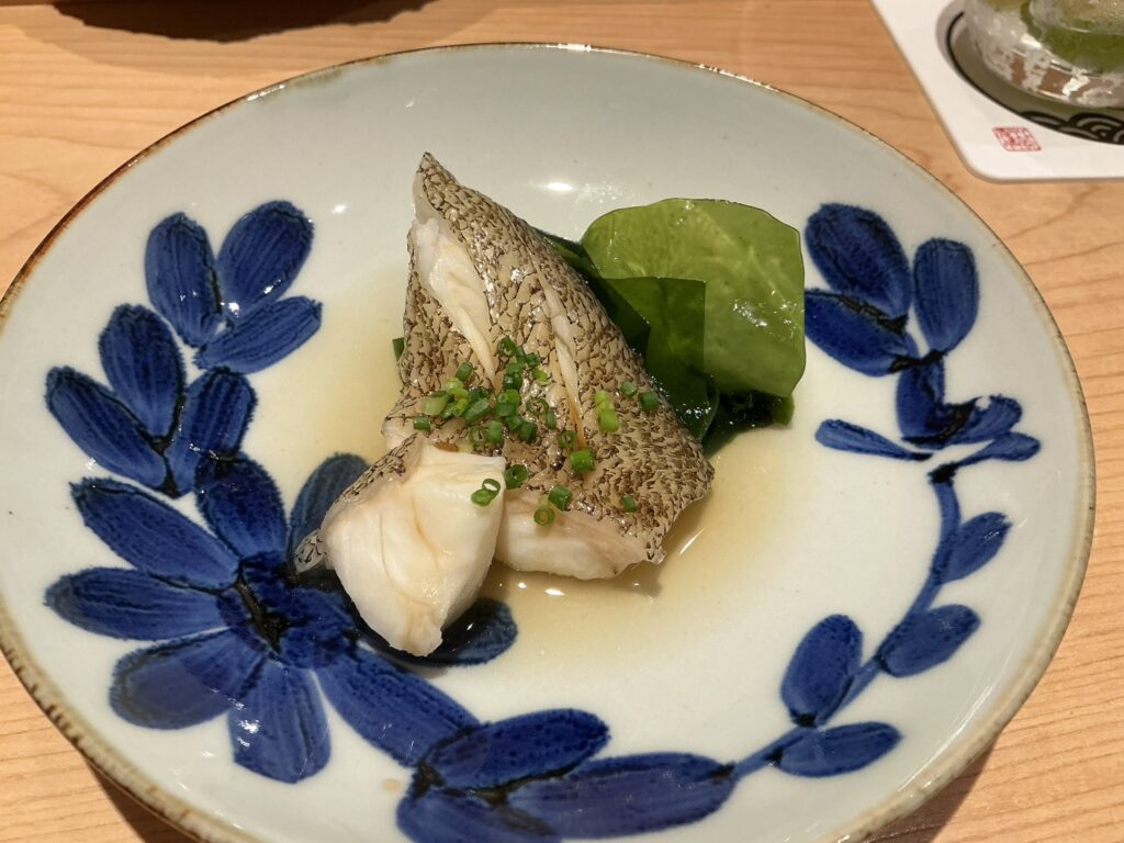 浅草壽司清のオオモンハタ