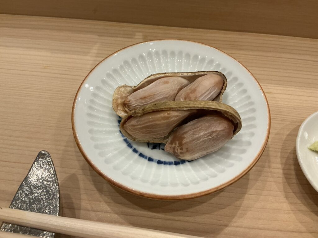 鮨桂太の落花生