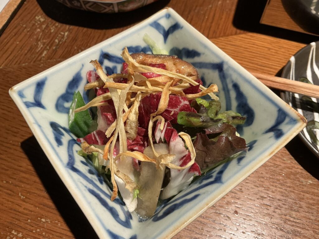 王道焼肉豆だいふくの農園チョギレサラダ