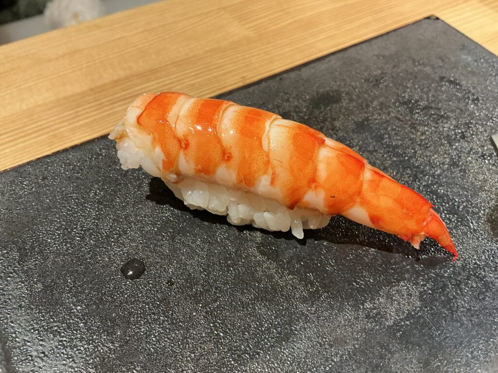 寿司こまちのクルマエビ