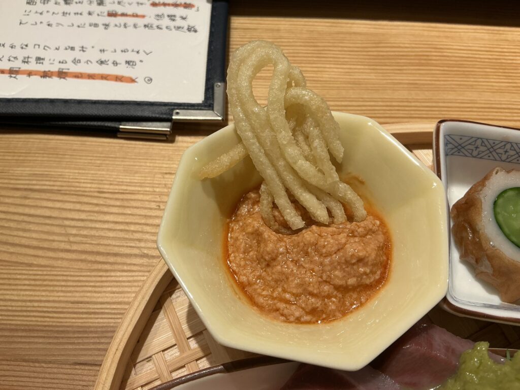 寿司こまちのアンキモ