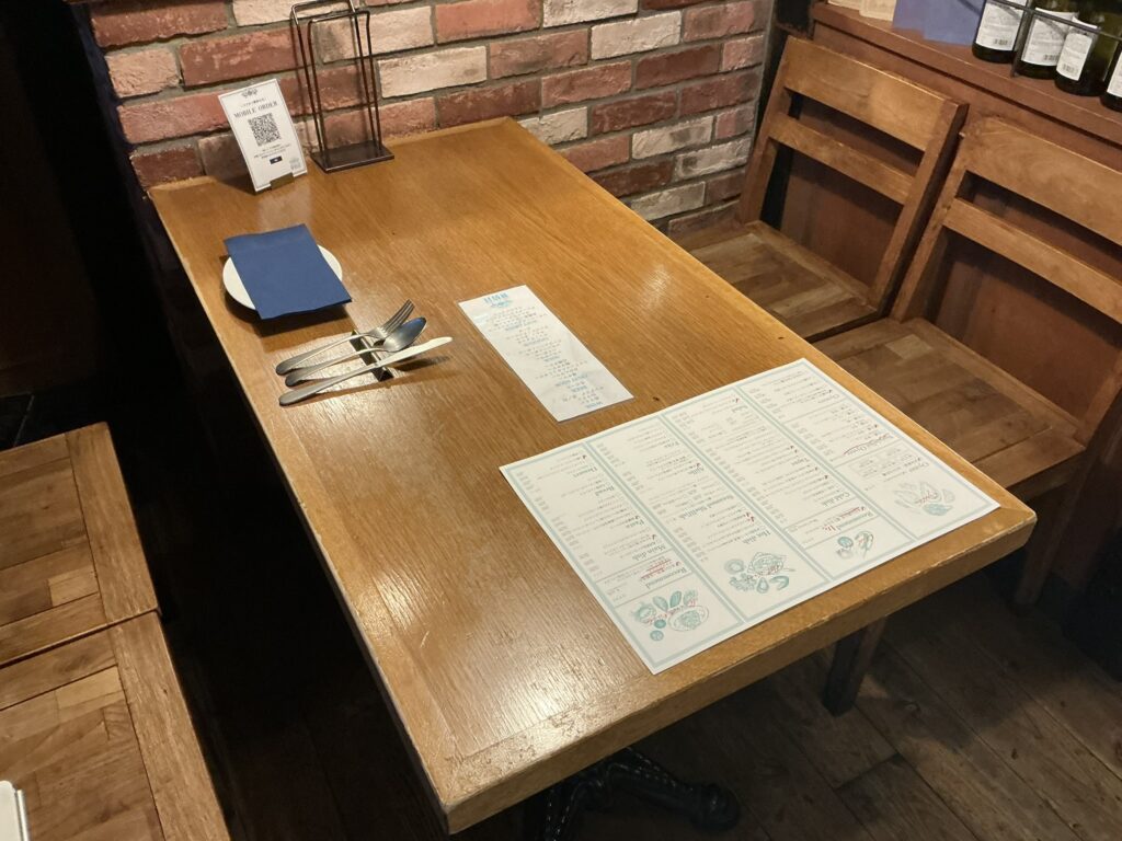 ニュー貝殻荘の店内