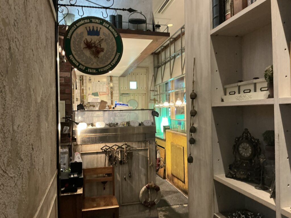 ニュー貝殻荘の店内